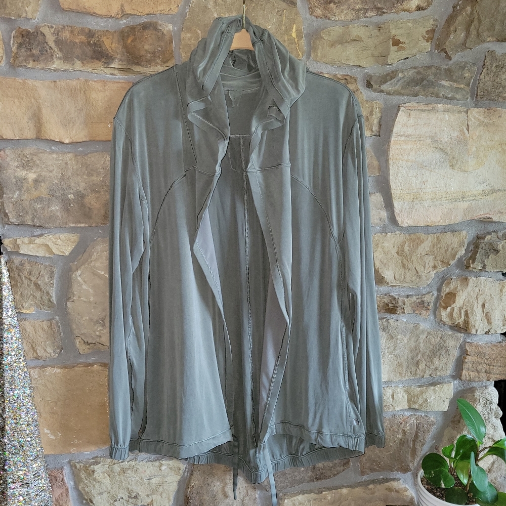 Lululemon Into Something Good Hoodie Jacket Grey Sage 4 - Picture 4 of 14